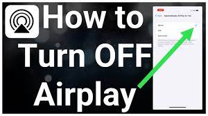 How to Turn AirPlay Off on iPhone