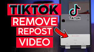 How to Un Repost a Video on Tiktok