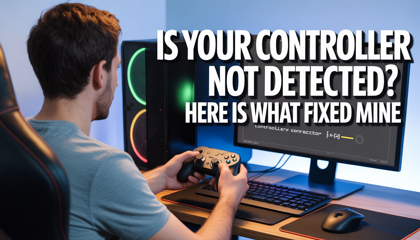 Is Your Controller Not Detected? Here Is What Fixed Mine